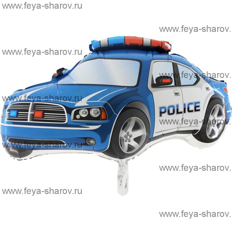 Шар Машина Полиция 78см