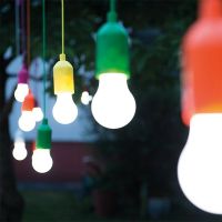 Беспроводные светодиодные лампочки со шнурком Handy lux Colors, 4 шт (4)