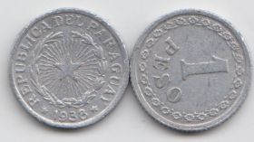 Парагвай 1 песо 1938 XF