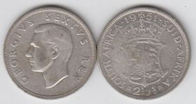 ЮАР 2 1/2 шиллинга серебро