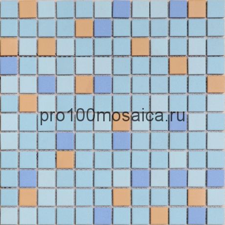 Мозаика из керамогранита неглазурованная с прокрасом в массе Giove 30х30х0,6 см (чип 23х23х6 мм)