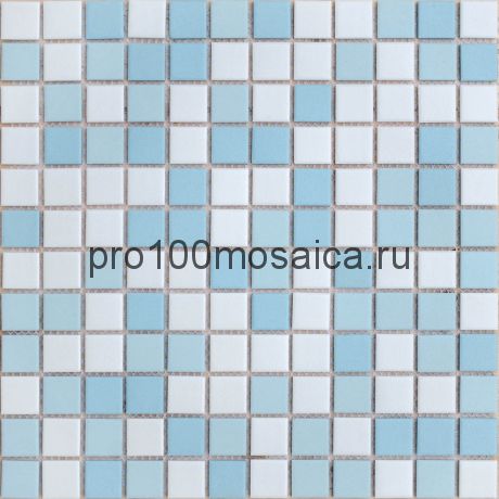 Мозаика из керамогранита неглазурованная с прокрасом в массе Uranio 30х30х0,6 см (чип 23х23х6 мм)