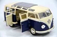 Машина игрушка металл Volkswagen Classical Bus 1962 1:34