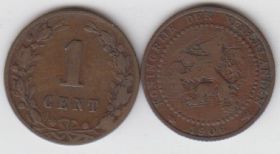 Нидерланды 1 цент  разные года