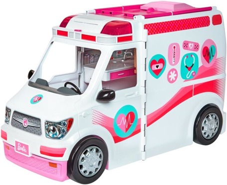 Барби и машинка скорой помощи FRM19