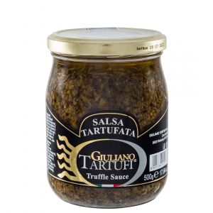Соус крем грибной с черным трюфелем Giuliano Tartufi Salsa Tartufata - 500 г (Италия)