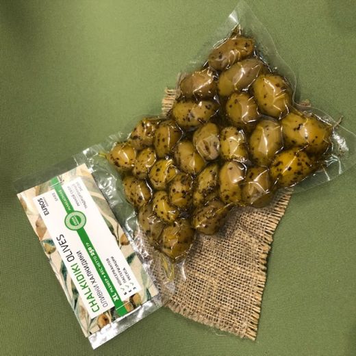 ХАЛКИДИКИ  оливки в вакуумной упаковке 200 гр