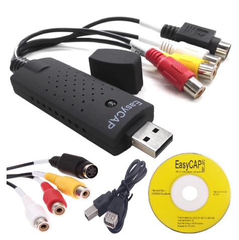 Устройство видеозахвата EasyCAP RCA/AV S-Video USB2.0