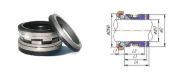 Торцевое уплотнение насоса ОНВ-170/6 T2100 sic/sic/epdm d50мм