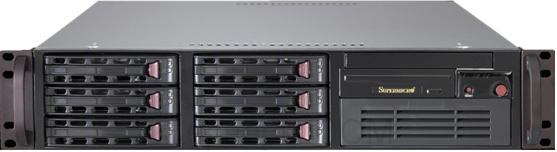 Серверная платформа Supermicro SuperServer 6028R-T 2U 2xLGA 2011v3 6x3.5", SYS-6028R-T