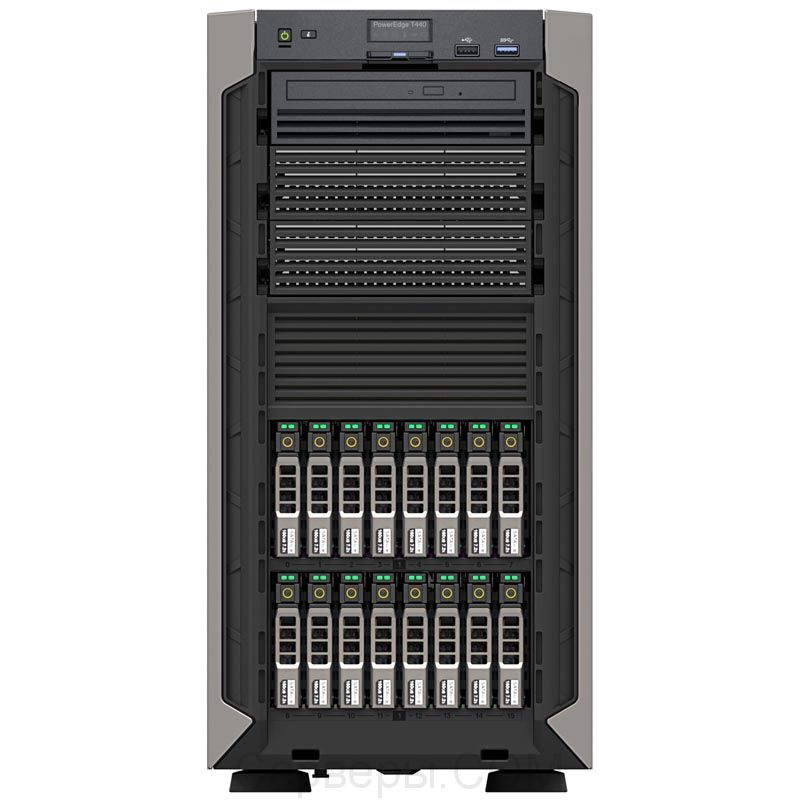 Сервер Dell PowerEdge T440 2.5" Tower 5U, T440-5218