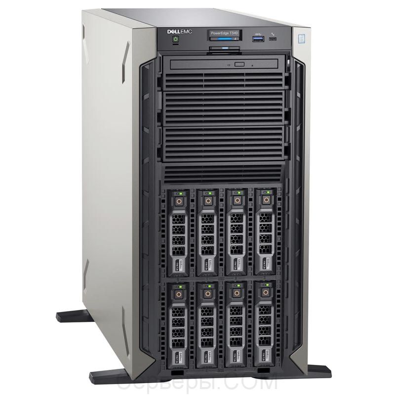 Сервер Dell PowerEdge T340 3.5" Tower, T340-4799