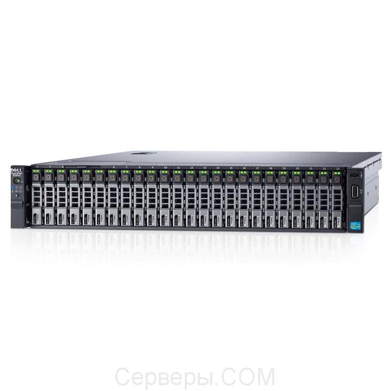 Сервер Dell PowerEdge R730XD 2.5" Rack 2U, 210-ADBC-258