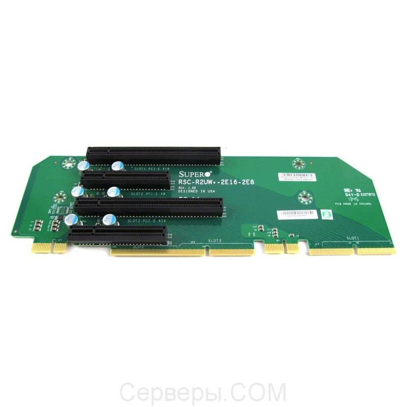 Райзер Supermicro x16/x16/x8/x8, RSC-R2UW+-2E16-2E8