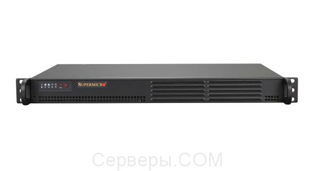 Корпус Supermicro SuperChassis 502L-200B Rack 200Вт Чёрный 1U, CSE-502L-200B