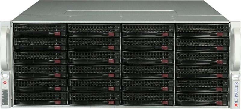 Корпус Supermicro SuperChassis 847E26-RJBOD1 Rack 1400Вт Чёрный 4U, CSE-847E26-RJBOD1