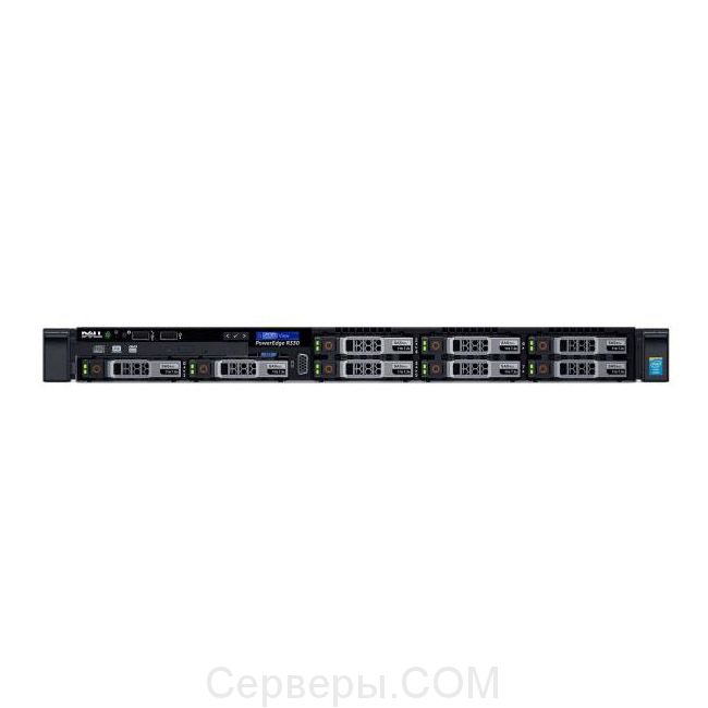 Сервер Dell PowerEdge R330 2.5" Rack 1U, 210-AFEV-100