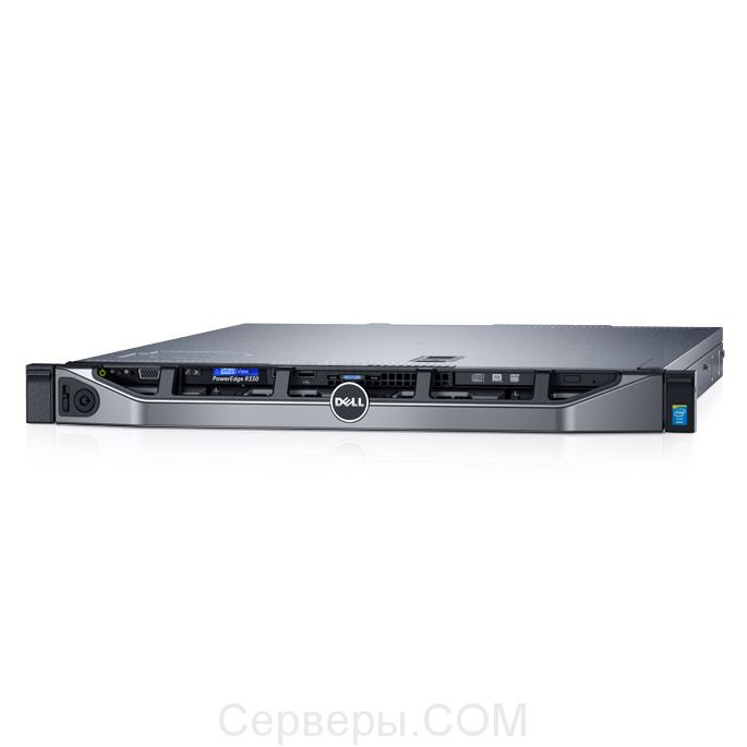 Сервер Dell PowerEdge R330 3.5" Rack 1U, 210-AFEV-39