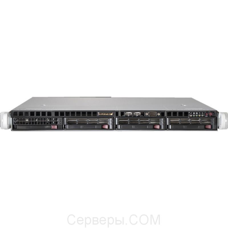 Серверная платформа Supermicro SuperServer 5018D-MTLN4F 1U 1xLGA 1150 4x3.5", SYS-5018D-MTLN4F