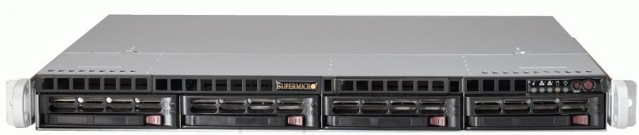 Серверная платформа Supermicro SuperServer 6017R-NTF 1U 2xLGA 2011 4x3.5", SYS-6017R-NTF