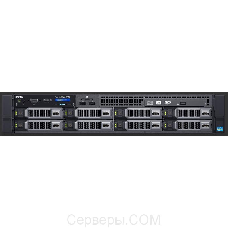 Сервер Dell PowerEdge R730 3.5" Rack 2U, R730-ACXU-64