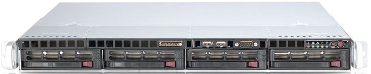 Серверная платформа Supermicro SuperServer 5017C-MTF 1U 1xLGA 1155 4x3.5", SYS-5017C-MTF