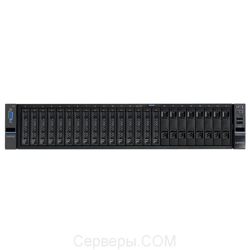 Сервер хранения Lenovo DX8200D Storage Virtualization 2.5" Rack 2U, 5135L2G