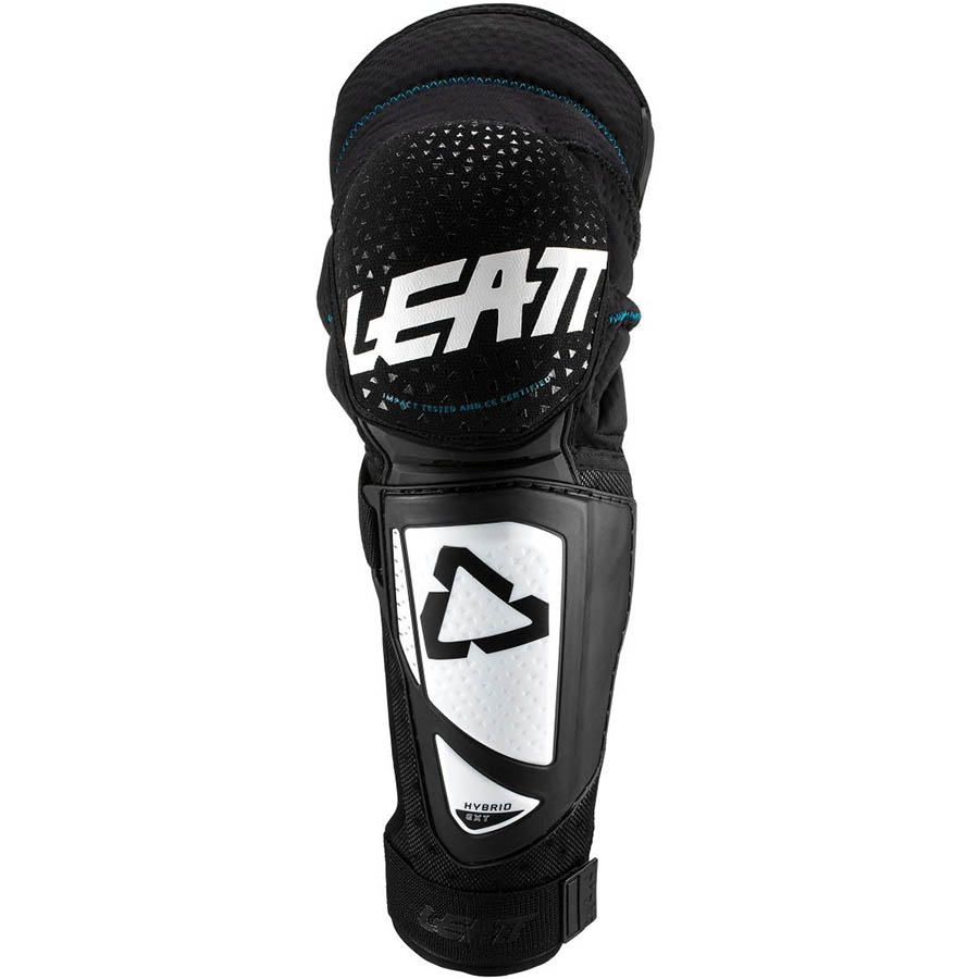 Leatt 3DF Hybrid EXT Junior Knee & Shin Guard White/Black наколенники подростковые