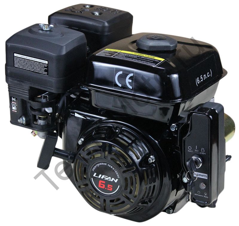 Двигатель Lifan 168F-2D D19 (6,5 л. с.) с катушкой освещения 3Ампер (36Вт)