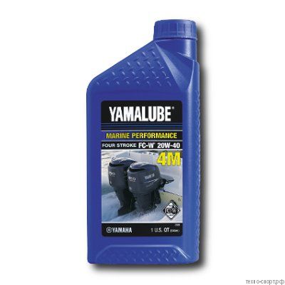 Yamalube 4M 20W-40 Marine Mineral Oil (0,946 л) LUB20W40FC12