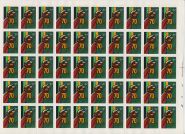 Листок марок 70-летие Африканского Национального Конгресса Южной Африки  1982