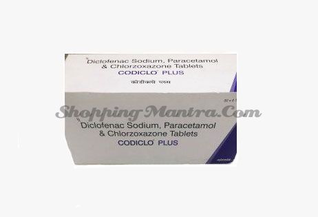 Кодикло МР (хлорзоксазон+диклофенак+парацетамол) Аджанта Фарма | Ajanta Pharma Codiclo Plus Tablets