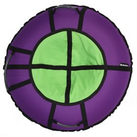 Тюбинг Hubster Ринг Хайп фиолетовый-салатовый 120 см