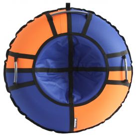 Тюбинг Hubster Хайп синий-оранжевый 110 см