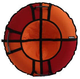 Тюбинг Hubster Хайп красный-оранжевый 110 см