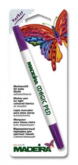 Маркер Madeira Magic Pen исчезающий (фиолетовый) арт. 9471