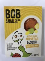 Мармелад яблоко-груша-лимон , без сахара Snail Bob 54 грамма