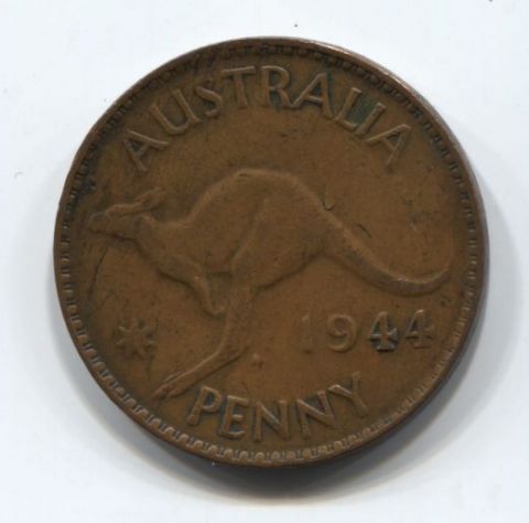 1 пенни 1944 года Австралия