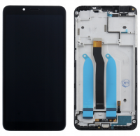 LCD (Дисплей) Xiaomi Redmi 6/Redmi 6A (в сборе с тачскрином) (в раме) (black) Оригинал