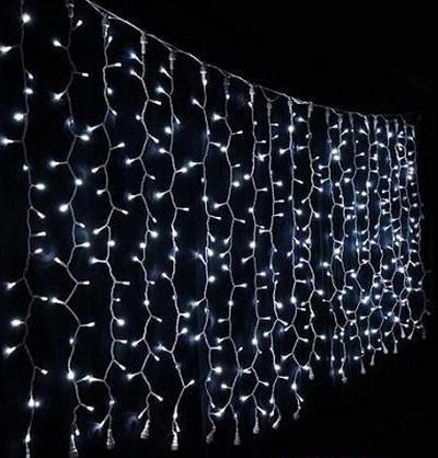 Светодиодная Гирлянда Шторка 500 LED, 3х3 м, Цвет Свечения Белый Холодный