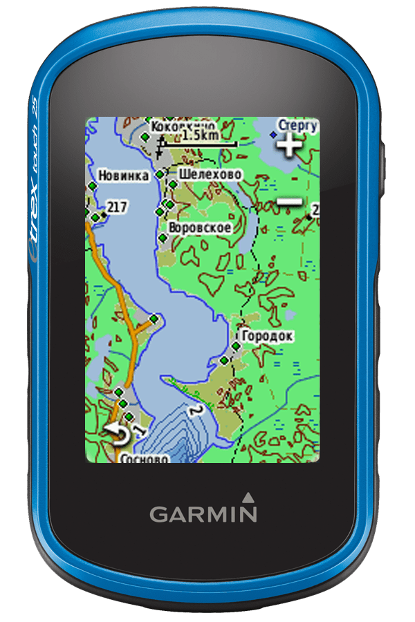 Навигатор Гармин для охоты и рыбалки eTrex Touch 25