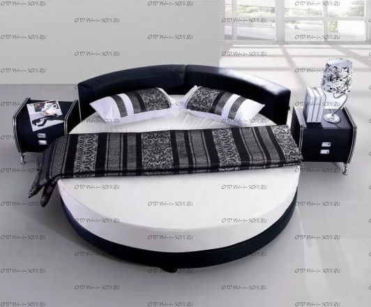 Кровать круглая Амстердам 1079 (основание настил)