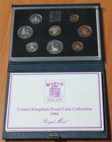 Великобритания Набор 8 монет 1984