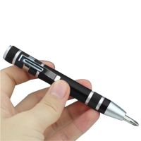Карманная Отвертка В Виде Ручки 8 in 1 Precision Pocket Screwdriver, Цвет Черный