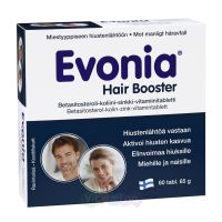 Evonia Hair Booster Эвония витамины от выпадения волос для мужчин и женщин, 60 табл.