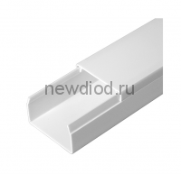 Кабель-канал белый 2-й замок в п/э 60х40 (40м/уп) Промрукав