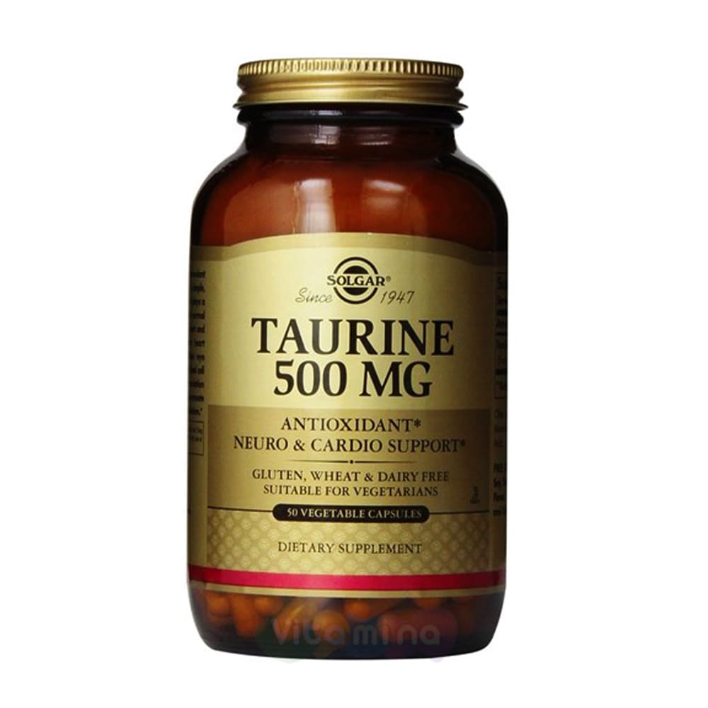 Солгар Таурин 500 мг, 250 капс  в е Vitamina .