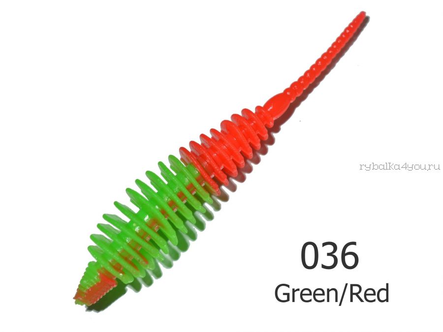 Силиконовая приманка Red Machine Торнадо 2XL 75 мм / упаковка 7 шт / аттракант: сыр / цвет: 036