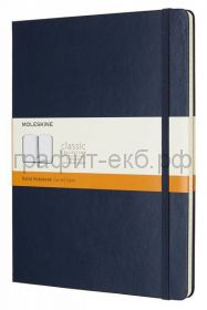 Книжка зап.Moleskine XLarge Classik линейка синяя QP090B20