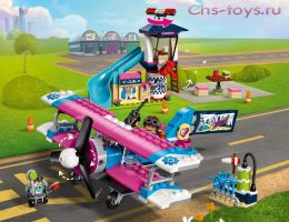Конструктор Lepin Girls Club Экскурсия по Хартлейк-Сити на самолёте 01073 (Аналог Lego Friends 41343) 362 дет